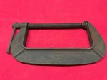 Brink & Cotton 148 C-clamp, 8" Steel Vintage! Surface Rust. Fixed Price $70.00.