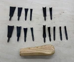 Flexcut Gouge Set RG100 *missing RG203, Extra RG403 & SK103 HANDLE*(6894). Fixed Price $150.00.