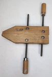 Vintage Brink & Cotton - 10" Adjustable Parallel Handscrew Wooden Clamp. Fixed Price $11.45.