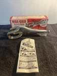 Vtg Peterson Vise Grip No 9R Welding Clamp W/ Box & Instructions. Fixed Price $36.95.