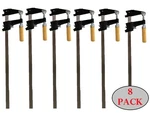 Set Of -18" Steel Bar Clamp Tools Ratchet Quick Release For Metal Wood. Fixed Price $61.99.