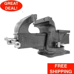 In. Bench Vise W/ Swivel Base Heavy-duty Powder-coated 36,000 Psi Cast Iron. Fixed Price $118.99.