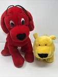 Kohl's Cares Clifford Big Red Bone Set Of 2 Plush Dogs Stuffed Animal Toys. Fixed Price $19.95.