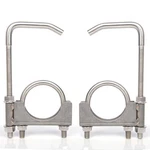 Stainless Steel 2.5" Exhaust Clamp With Hanger Rod For 21/2 Inch .... Fixed Price $29.99.