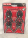 Nos Craftsman 65976 4PC 3/4 Inch Micro Spring Clamp Set New. Fixed Price $12.50.