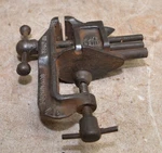 Rare Antique V15 Luther Patent Pending Tiny Collectible Vise Bench Anvil Tool. Fixed Price $199.99.