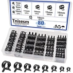 80PCS Spring Band Hose Clamps Assortment Kits Silicone Vacuum Pipe 7M. Fixed Price $17.51.