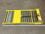 Wh 24" X 45.5" 55" Lenth Spring Loaded Walk-thru Conveyor Gate 1.48" Rolls 22". Fixed Price $287.00.