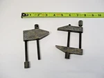Set Of (2) Lufkin # 910-D Parallel Clamps 3" Heat Treat Finish Vgc. Fixed Price $20.97.