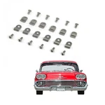 3/16 Stainless Steel Single Line Clamps For 55-57 Chevy Bel Air Pack Of 12. Fixed Price $24.95.