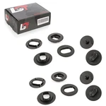 Set Floor Mats Ground Fastening Clips Clamps Oval For Audi A3 A4 RS4 Quattro. Fixed Price $38.10.