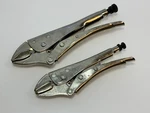 New Proto Tools (spain Made) 2PC Locking Pliers Set Lot, 291NC & 292NC Curve Jaw. Fixed Price $79.99.