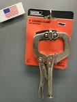 Master Mechanic 6" Locking Clamp Swivel Welding Vise Grip CP6 American Tool. Fixed Price $34.95.