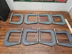 L21- Lot Of Craftsman Pearlitic 4" Deep Throat Clamps 66684 Made In Usa. Fixed Price $129.99.