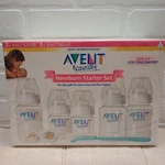 Philips Avent Natural Newborn Starter Gift Set: 2-4 And 3-9OZ Bottles; Sealed. Fixed Price $35.72.