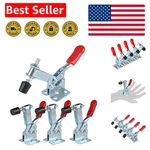 Professional 4-PACK Toggle Clamps 198LBS Capacity With Zinc-coated Durability. Fixed Price $19.94.