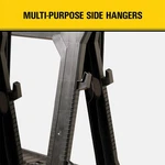 Stanley 060864R Plastic Black 1000 Lbs. Capacity Folding Sawhorse 32 In.. Fixed Price $71.17.