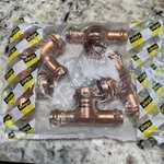 Viega Propress 15493 Tee, 1/2" X 1" Bag Of. Fixed Price $75.95.