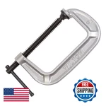 Wilton C-clamp 5" Opening 3-1/4" Throat 1225 Lbs Clamping Force Model 145C. Fixed Price $54.31.