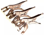 3 Pcs Locking Clamps Set 9" 2 Prongs Welding Vise Pliers Vice Tool. Fixed Price $40.99.