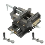5" Cross Press Vise Slide Vice Iron Heavy Duty Sliding Drill Shop Grip Tools. Fixed Price $50.96.
