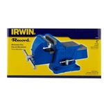 Irwin 4935504 4" Cast Iron Mechanics Vise 120 Swivel Base Clamp. Fixed Price $38.00.