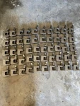 3/8 316SS Beam Clamps Lot Of 50 For All Thread Rod Stainless Steel. Fixed Price $425.00.