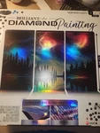 Artskills Northern Lights 3-PANEL Diamond Painting Set. Fixed Price $20.00.