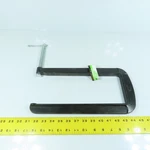 Pittsburgh 12" Deep Throat C-clamp 4-1/4" Open Height. Fixed Price $16.75.