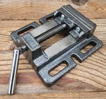 Machinist Cast Iron Drill Press Vise - 3 1/4" Jaws Machining Workbench. Fixed Price $20.00.