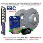 Ebc Frt Ultimax Disc & Greenstuff Pad For Vauxhall Astra MK5 1.9 Td 150HP 04 05. Fixed Price $357.93.