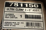Sumner 781150 Pipe Clamp, Ultra 2-6 In- Black **new**. Fixed Price $108.66.