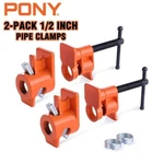 Pony 2-PACK 1/2 Inch Pipe Clamp 52 Wood Gluing Fixture For Black. Fixed Price $29.49.