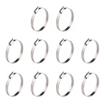 Winlong Stainless Steel 2.5'' Hose Clamps, 10PK Sae 40 Worm Gear .... Fixed Price $21.74.