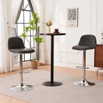 2PCS Bar Chairs Height Adjustable Stools For Kitchen Island Counter. Fixed Price $95.98.