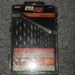 Mibro Kwik Start 13-PIECE High Speed Steel Drill Bit Set. Open Box, Never Used. Fixed Price $20.75.