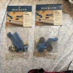 2 Pairs Rockler Woodworking Quick Release Cam Clamp Levers Blue Alum. New 5/16. Fixed Price $32.00.