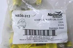 (12-PK) National Hardware Wire Cable Clamp Stainless Steel Bulk 3/16 N830-313. Fixed Price $19.99.