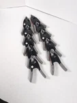 10 Pittsburgh 2" Spring Steel Rubber Black Grey. Fixed Price $19.95.