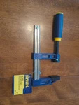 Irwin 4" Bar Clamp 1901247 New 102MM Blue & Yellow. Fixed Price $20.00.
