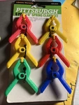 Plastic 6 Piece 7/8" Spring Clamp Set New. Fixed Price $11.88.