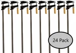 24 Piece Set 18" Steel Bar Clamps Wholesale Quick Release Ratcheting Tool. Fixed Price $139.99.