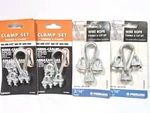 4 Lehigh Clamp Set Thimble & Use With 3/32", 1/8", 3/16 Wire Rope. Fixed Price $11.00.