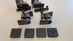 2 Sets Of Babco 3/4 Inch Pipe Clamps Including Plastic Foot Pads. Fixed Price $17.99.
