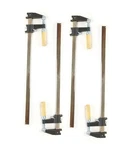 Set Of 4- Edm, 24" Steel Bar Clamp Tool, Ratchet Quick Release For Metal Wood. Fixed Price $39.99.