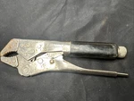 Vice Grip Curved Jaw Craftsman 8" Locking Pliers 45603 Usa Rubber Free Ship. Fixed Price $19.95.