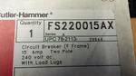 Cutler Hammer FS220015 New In Box 2P 15A 240V Breaker See Pics #B73. Fixed Price $39.50.