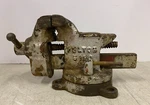 Vintage Used 3" Fulton 5190 Swivel Vise Bench Table Work Shop Garage. Fixed Price $49.95.