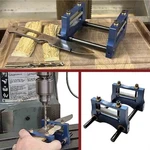 Perpendicular Drilling Fixture - Easy Straight Holes Knife Makers Vise. Fixed Price $79.95.