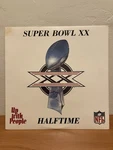 Nfl Super Bowl Xx With People Halftime Show Brand New Lp 1986 Vinyl Record. Fixed Price $6.98.